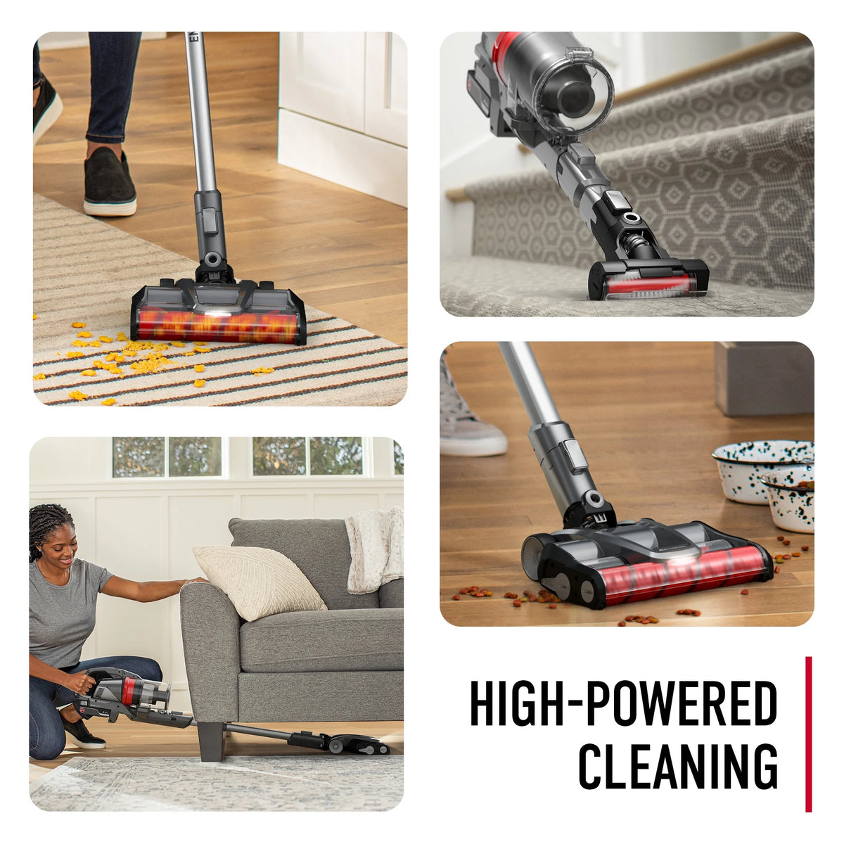 Cordless Stick Vacuum Cleaner with Dual Brush Roll Nozzle L505896