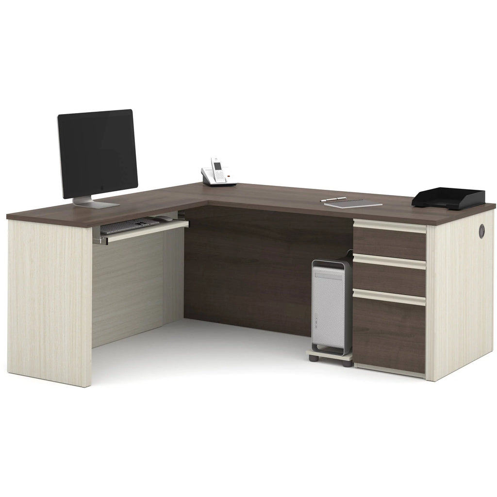 L-Shaped Workstation with Pedestal R692019