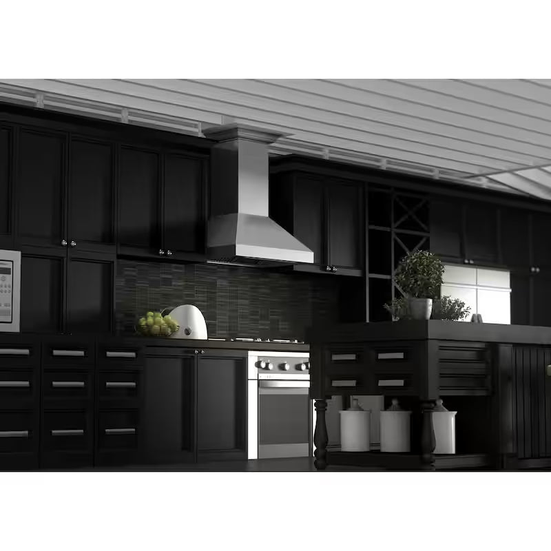 36 in. 500 CFM Convertible Wall Mount Range Hood in Stainless Steel V507617