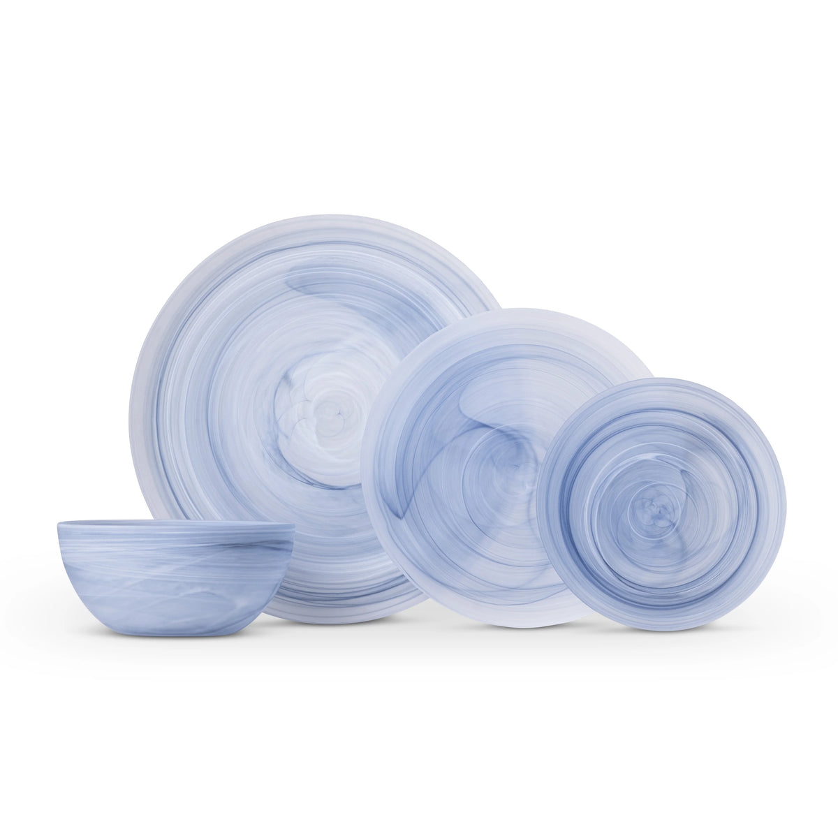 Amethyst Glass Dinnerware 4 Piece U4381