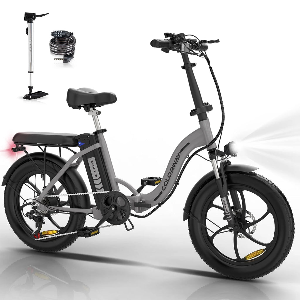 500W Fat Tire Electric Bike 11.2Ah 36V W883