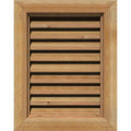 Unfinished Functional Vertical Gable Vent V16357
