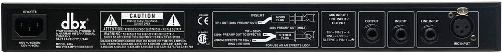 Preamplifier Channel Strip Mic Pre Amp with 2x 25' XLR Cables N567165