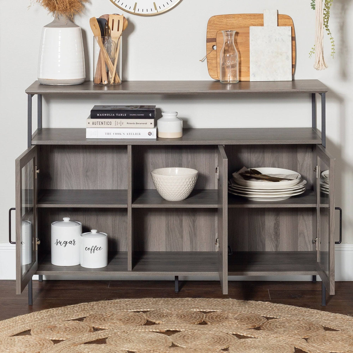 48-Inch Industrial 3-Door Buffet Z7005