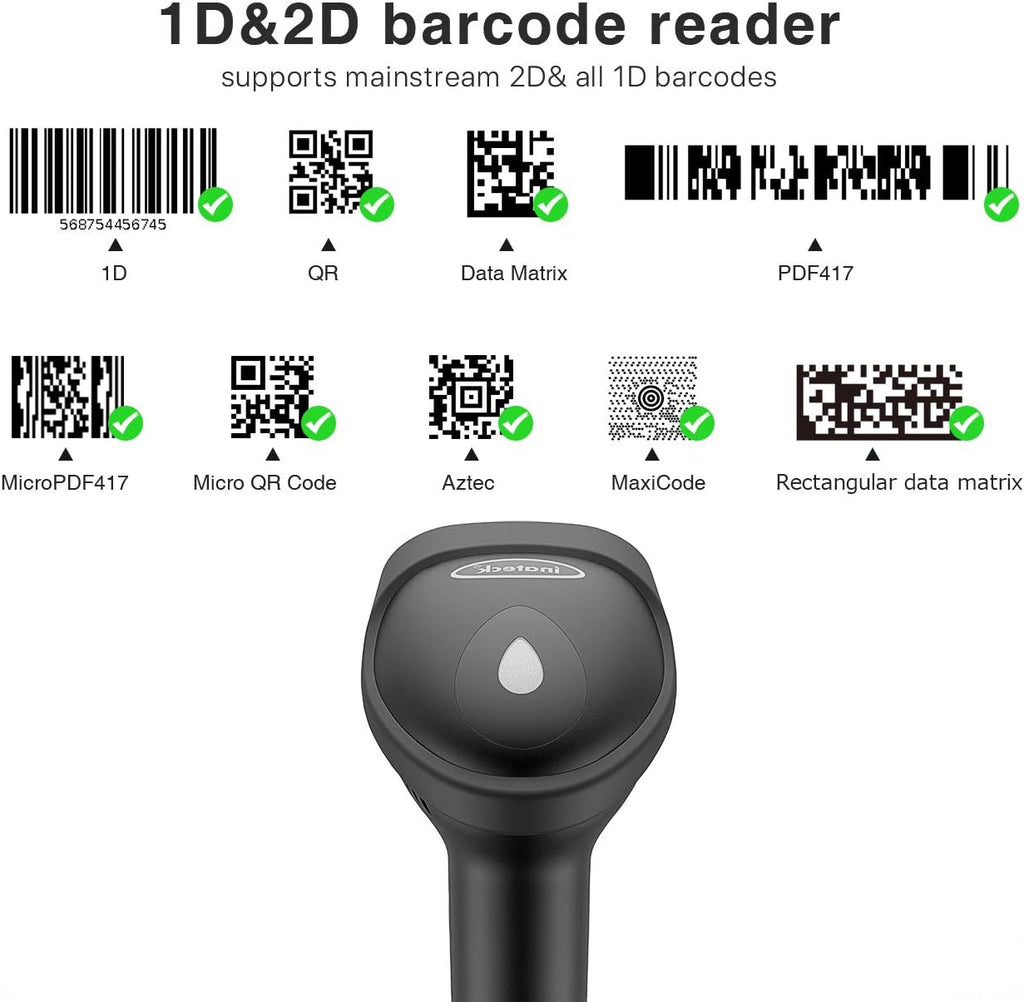 Wireless Bluetooth 2D Barcode Scanner G6868