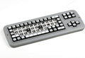 Norwegian Computer Keyboard with Uppercase/Lowercase White Lettering Y128