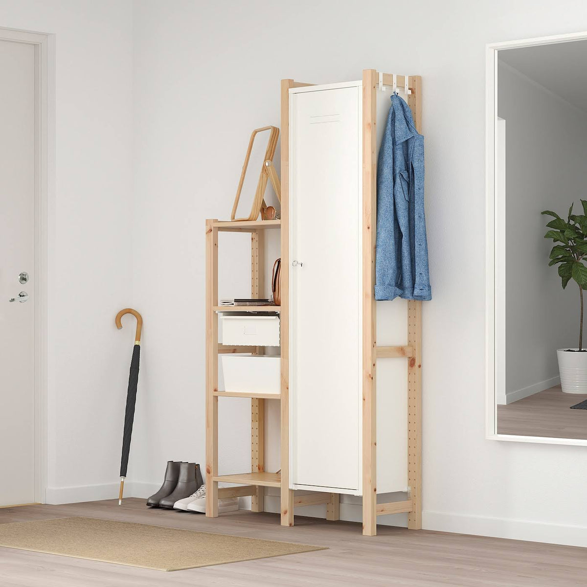 Ivar Cabinet with Door, White N610505