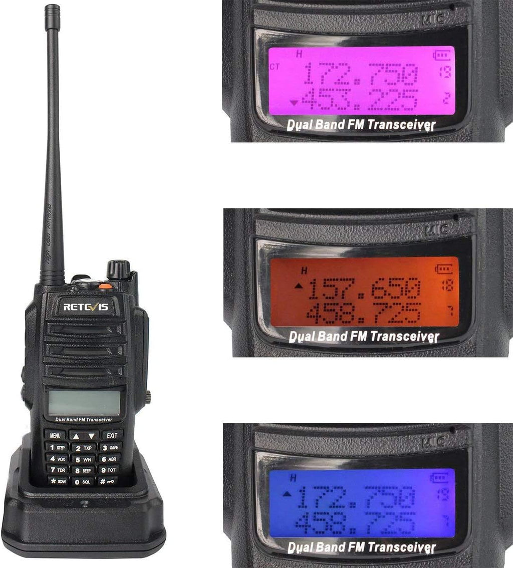 Waterproof Dual Band Rechargeable 2 Way Radio 2 Pack U261439