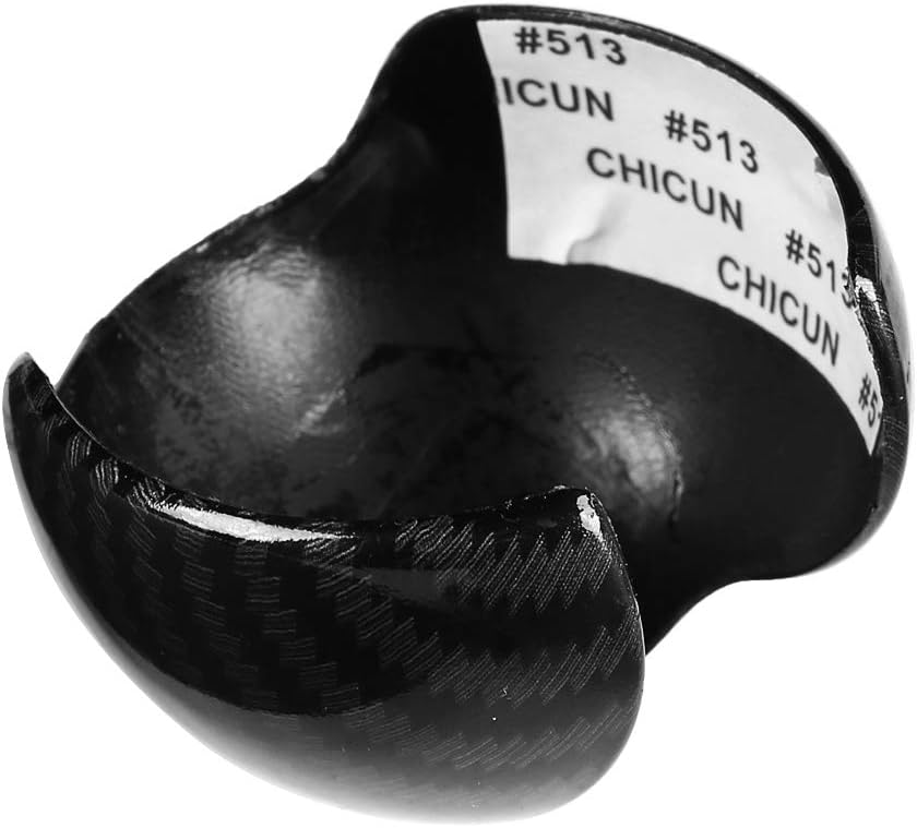 Carbon Fiber Style Car Gear Shift Knob Head Cover Cap E6593