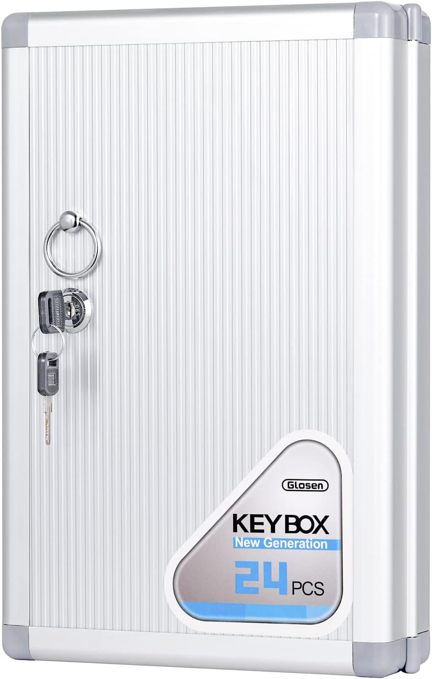 Key Lock Box, Key Cabinet Wall Mount with Key Tag W10243