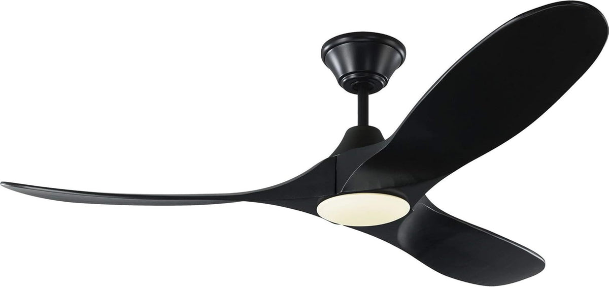 Brushed Steel Ceiling Fan with LED Light and Remote Control P361330