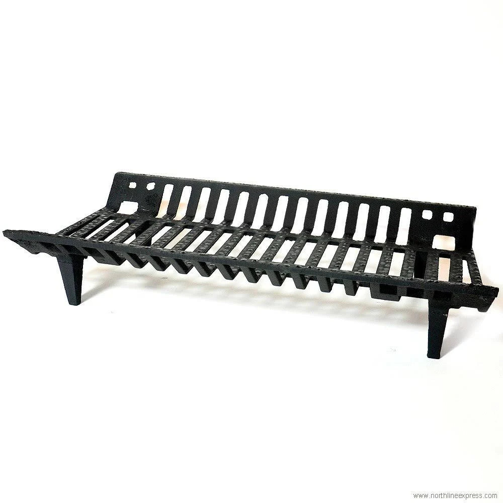 Heavy-Duty Cast Iron Fireplace Grate T5064