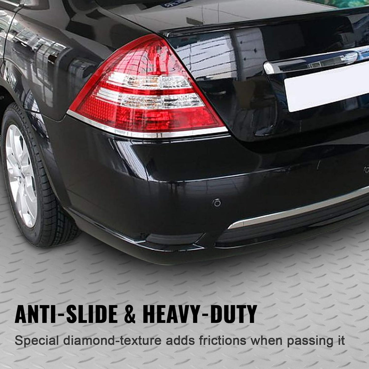 4.9x19ft Anti-Slide Diamond Texture Vinyl Garage Floor Mat V82657