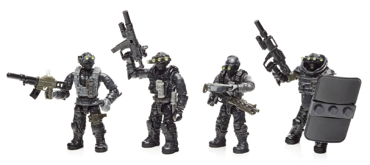 Mega Bloks Call of Duty Mega Construx Night Ops Blackout Squad W791