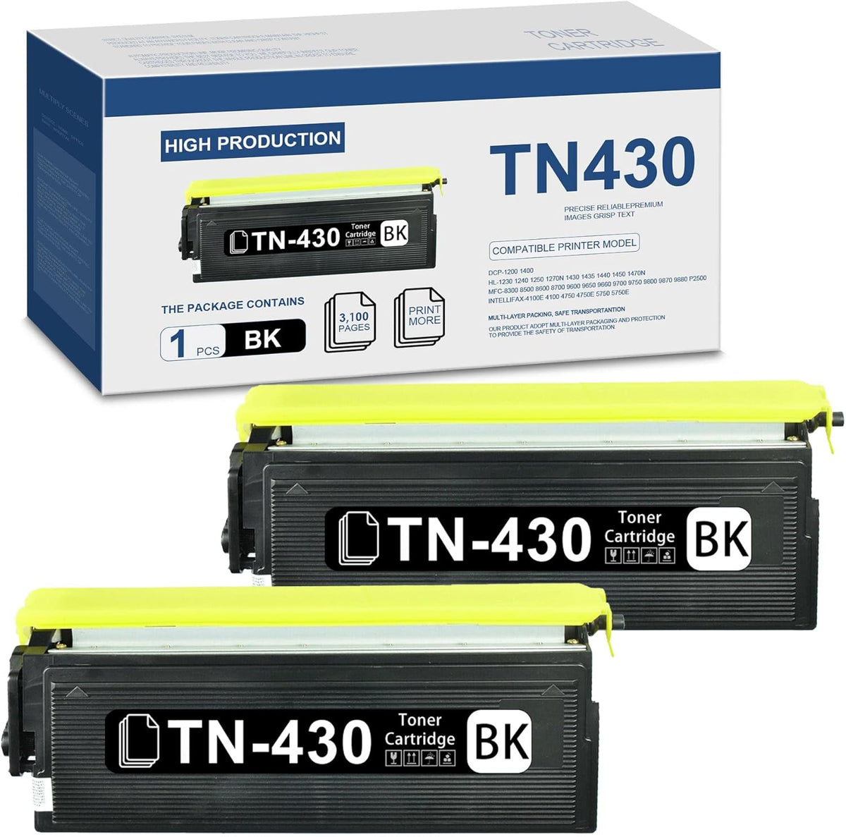 2 Pack Compatible Black Toner Cartridge F215608