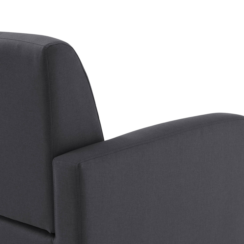 Charcoal Linen Armless Sofa L30841
