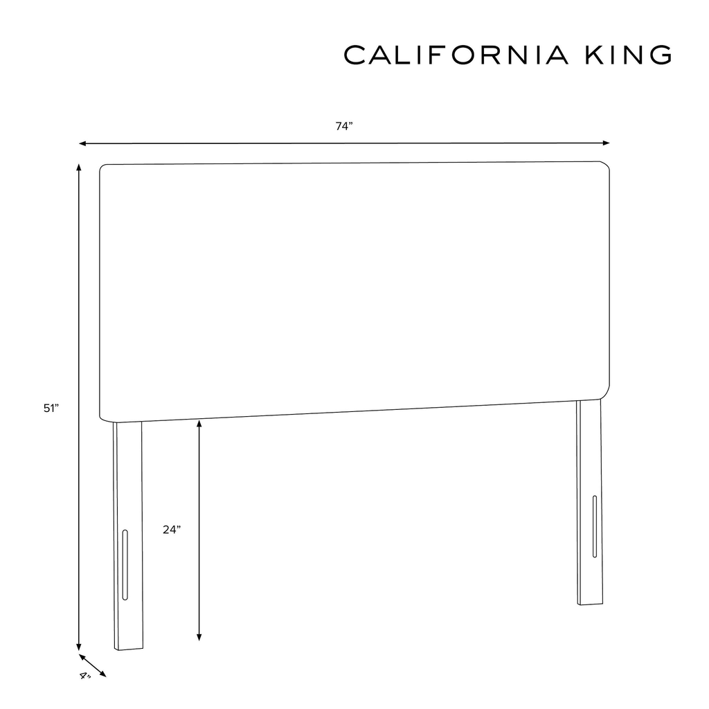 California King Tufted Headboard F924