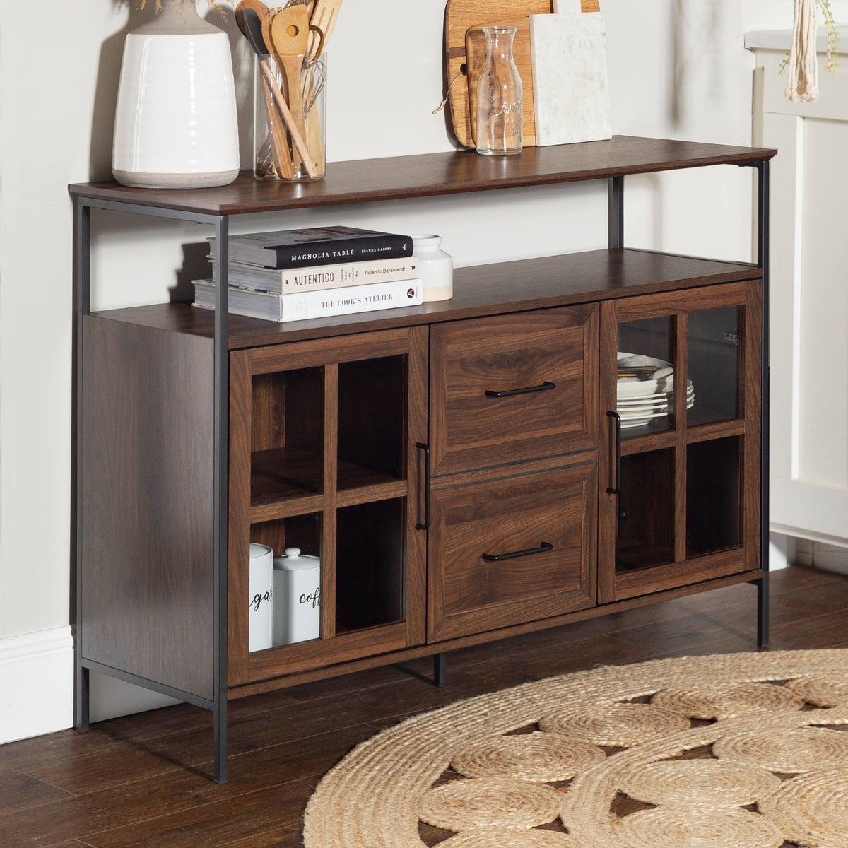 48-Inch Industrial 3-Door Buffet Z7005