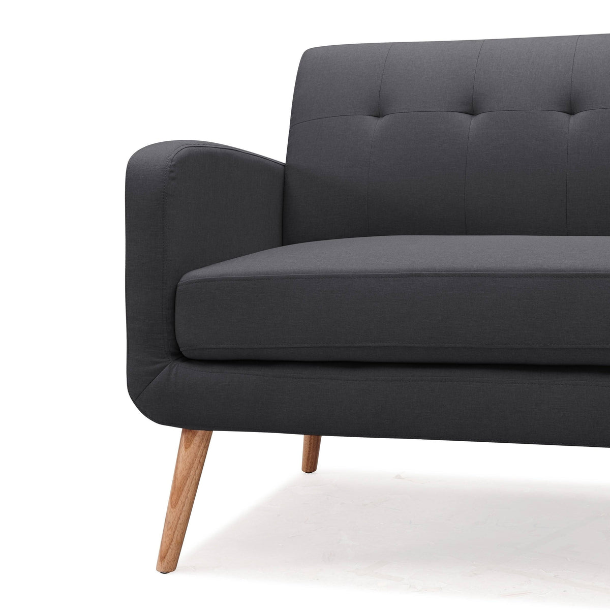 Charcoal Linen Armless Sofa L30841