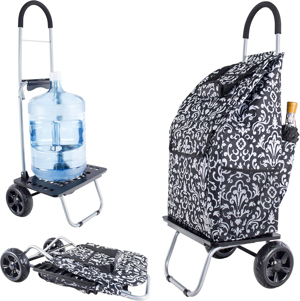 Brown Foldable Shopping Cart M58843