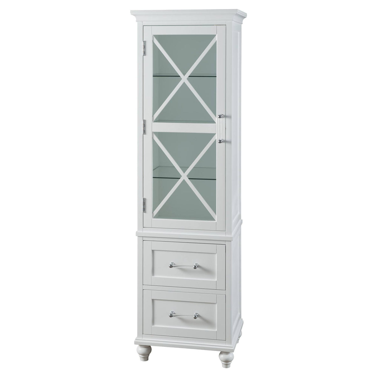 White Linen Cabinet B93259