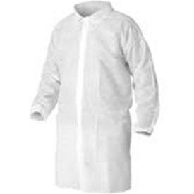 White Polypropylene Lab Coat W13315