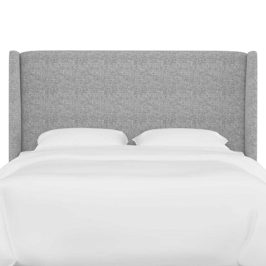California King Gray Square Headboard S776559