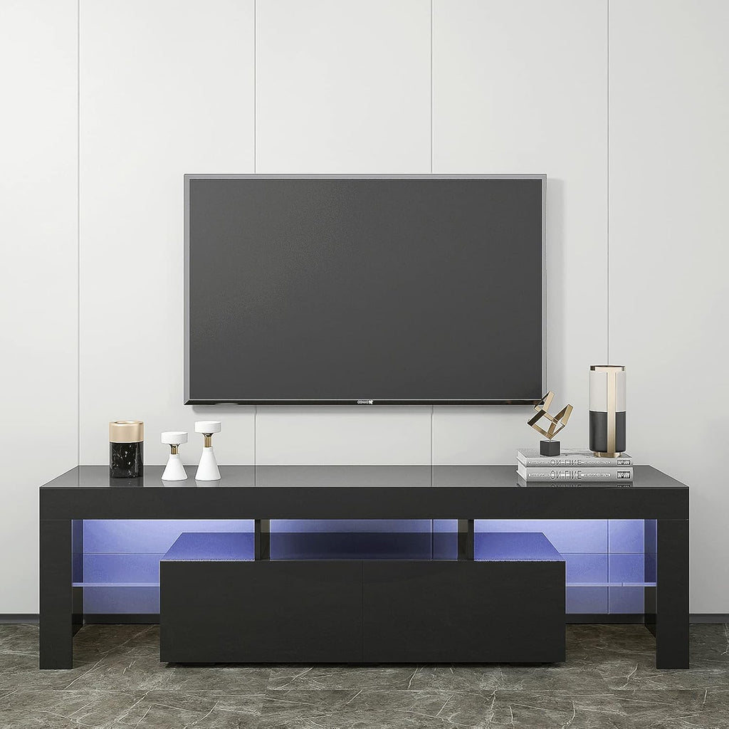Modern Farmhouse Sliding Barn Door TV Stand up to 60 Inches G51033