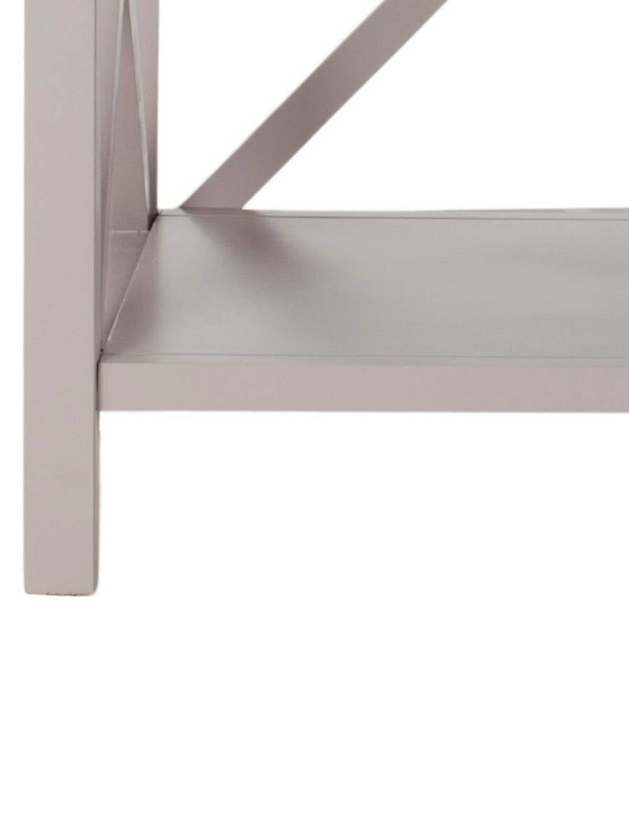 Grey Open Bookcase W5418
