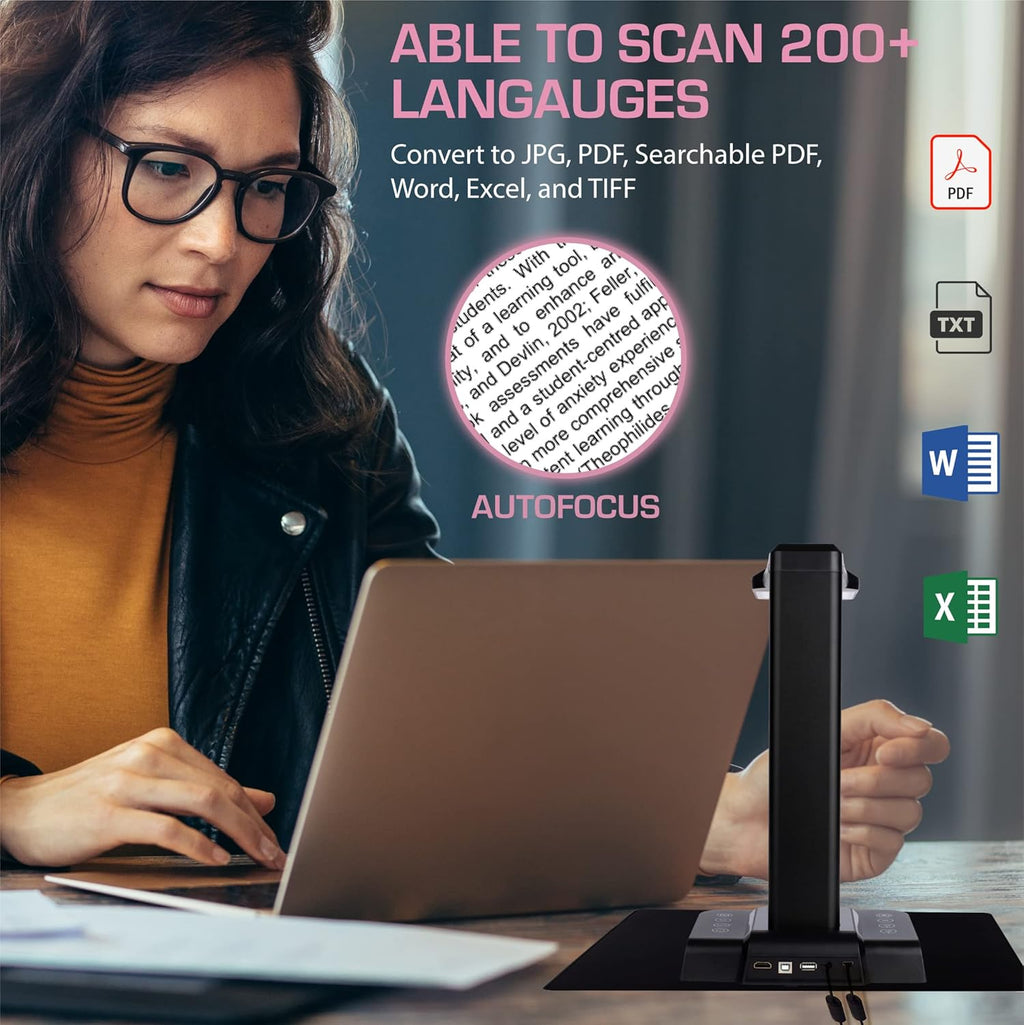 Portable 20MP Document Camera Scanner A99208