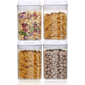 Airtight BPA Free 4 PC Food Storage Containers with Lids T21254