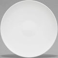 White Bone Porcelain Flat Coupe Plate A1054