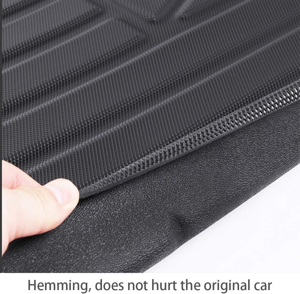 Cargo Liner Heavy Duty Rubber Waterproof Black Pack of 2 H29716