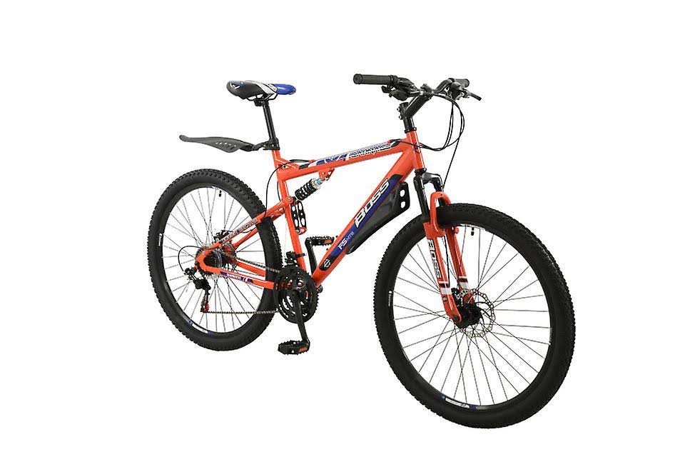 27.5 inch Full Suspension Mountain Bike 24 Speed 18 inch Frame Orange A76026