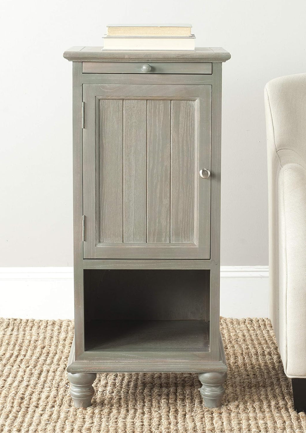 French Grey End Table N74126