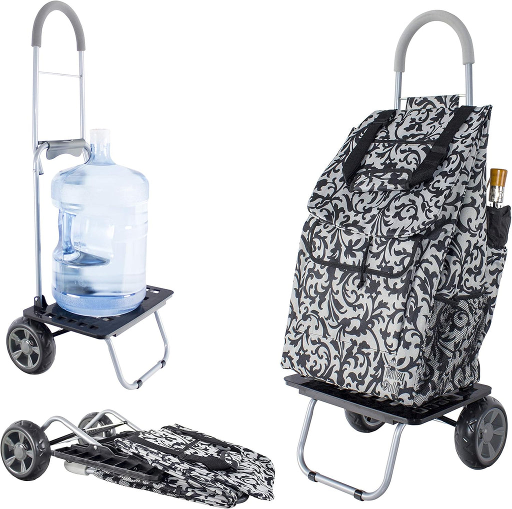 Brown Foldable Shopping Cart M58843