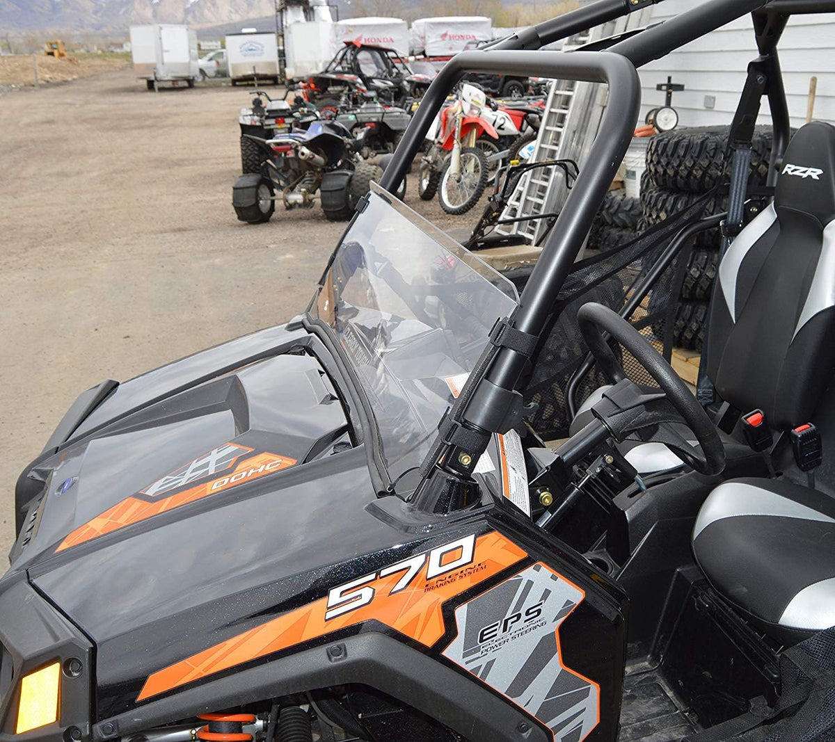 RZR Windshield 570 800 900 Scratch Resistant Poly Hard Coat K29766