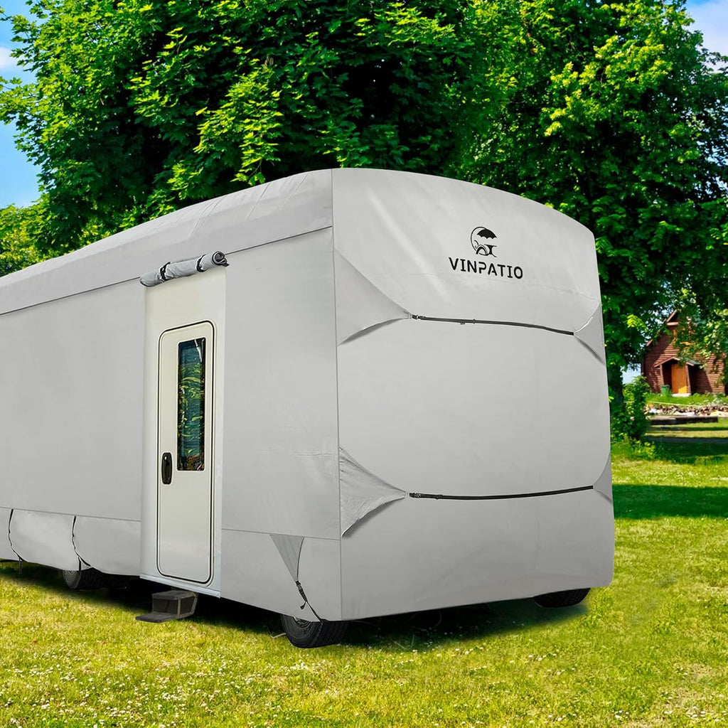 Class A RV Cover 3 Layers Polypro Grey A956