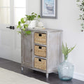 Wood Basket Cabinet U669405