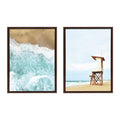 Brown 2 Piece 18x24 Canvas Set A224
