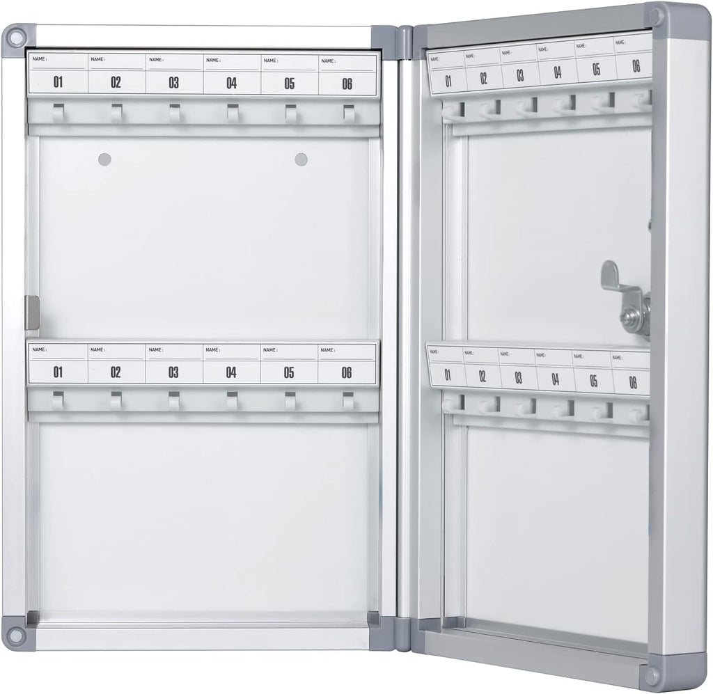 Key Lock Box, Key Cabinet Wall Mount with Key Tag W10243