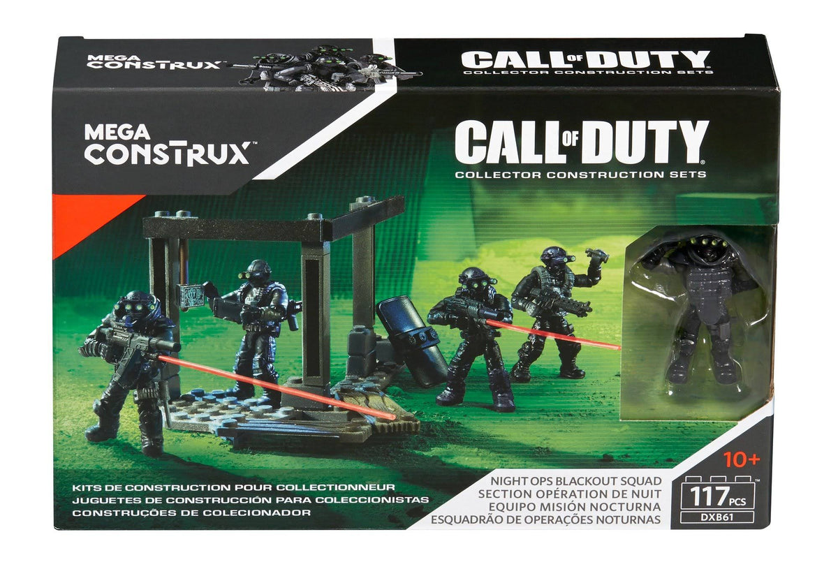Mega Bloks Call of Duty Mega Construx Night Ops Blackout Squad W791