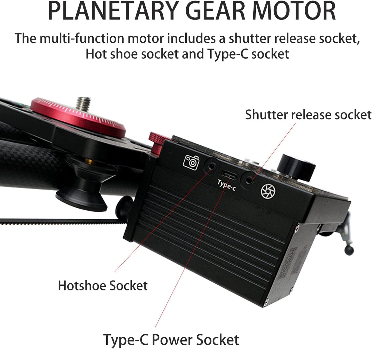 Motorized Carbon Fiber Camera Slider E958932