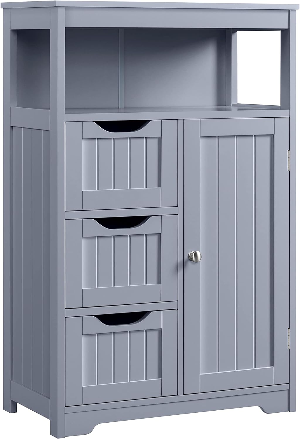 Navy Blue Wooden Storage Cabinet V508