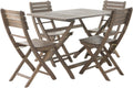 Acacia Wood Foldable Dining Set R51126