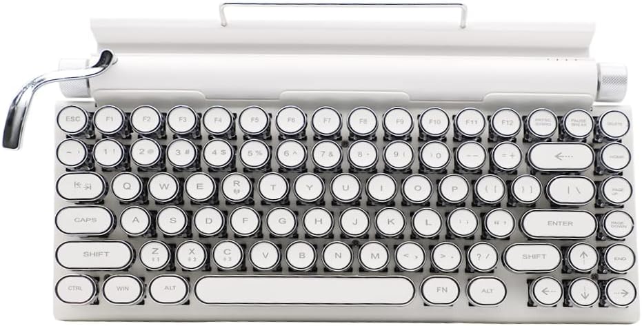 83-Key Mechanical Keyboard Wireless Bluetooth Blue Switch W4118