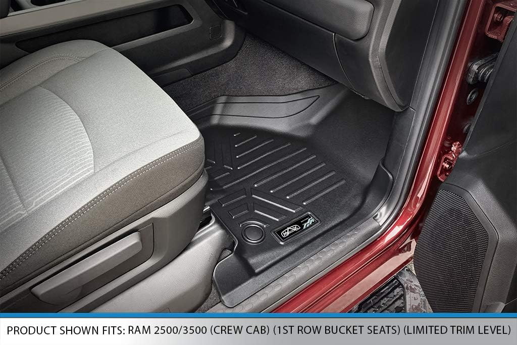 Black 2 Row Custom Floor Mats Liner Set J63762