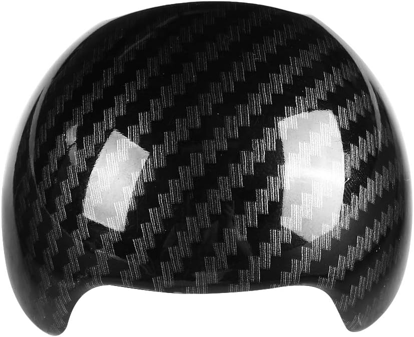 Carbon Fiber Style Car Gear Shift Knob Head Cover Cap E6593