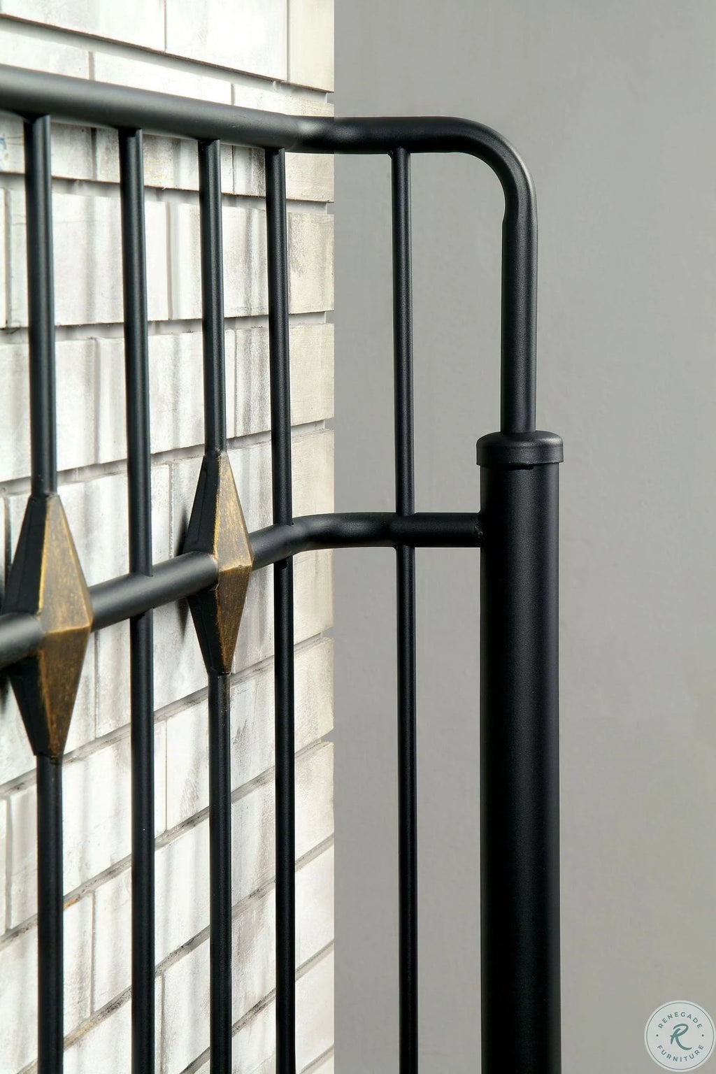 Black Queen Panel Bed G11699