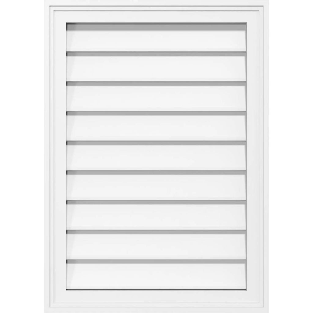 Vertical Surface Mount PVC Gable Vent K3813